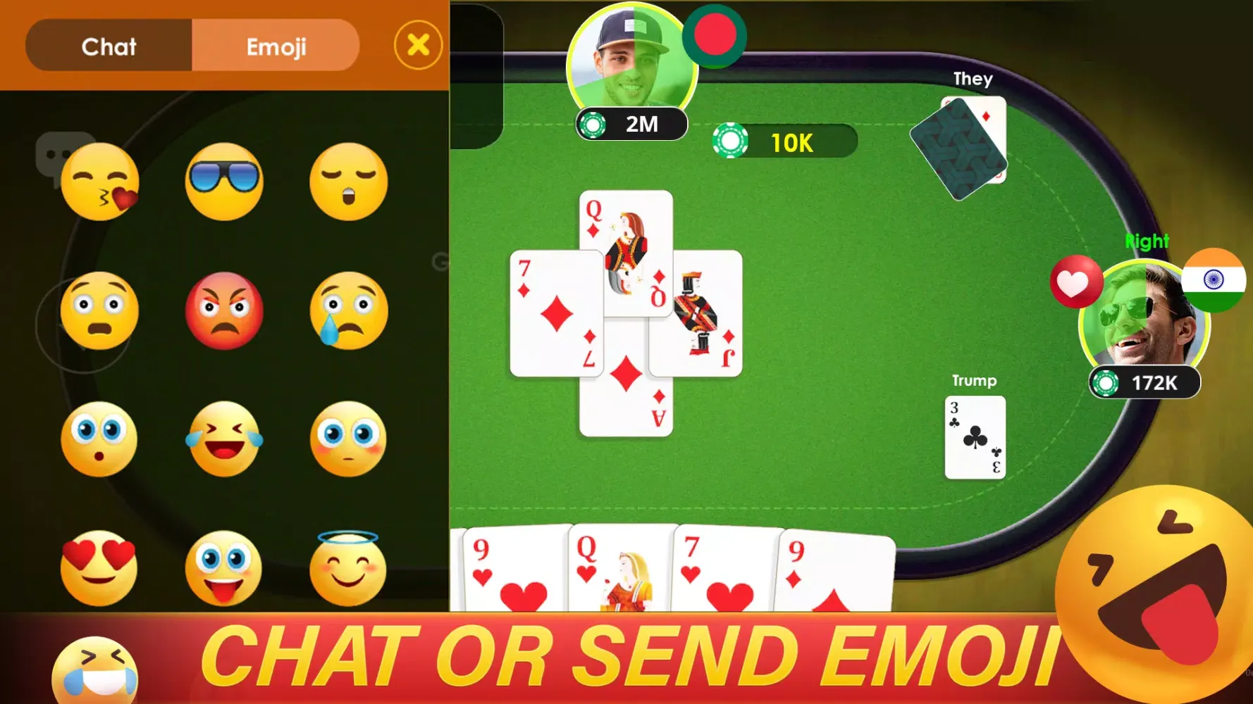 Ảnh chụp màn hình của 29 card game online play