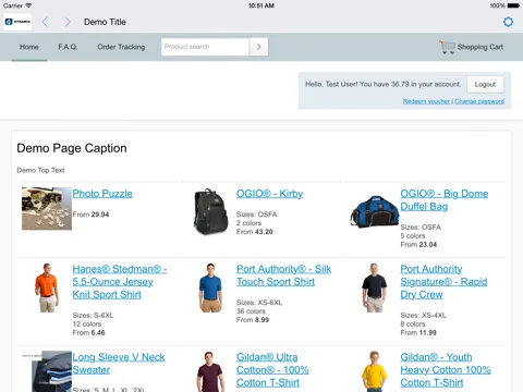 Tangkapan skrin AllCustomWear iPad 