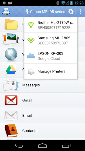 PrintHand Mobile Print Screenshots
