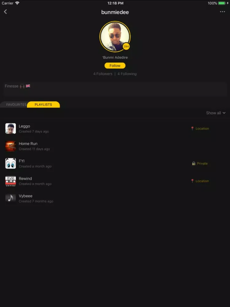 Amplifi Music iPad  Screenshots