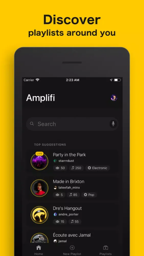 Amplifi Music Screenshots