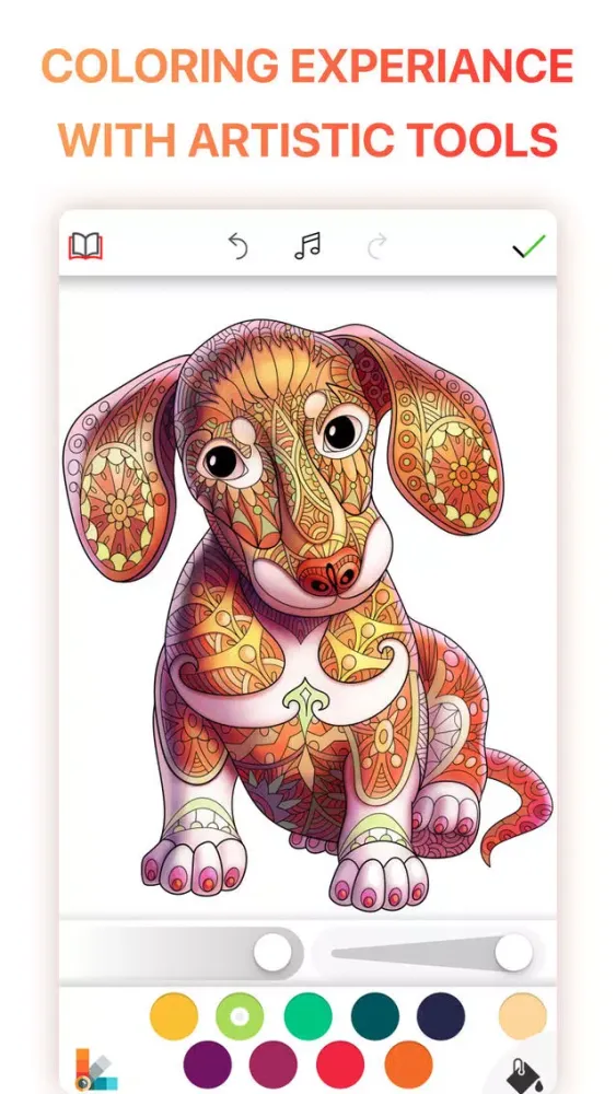 coloR Coloring Book for Adults Screenshots