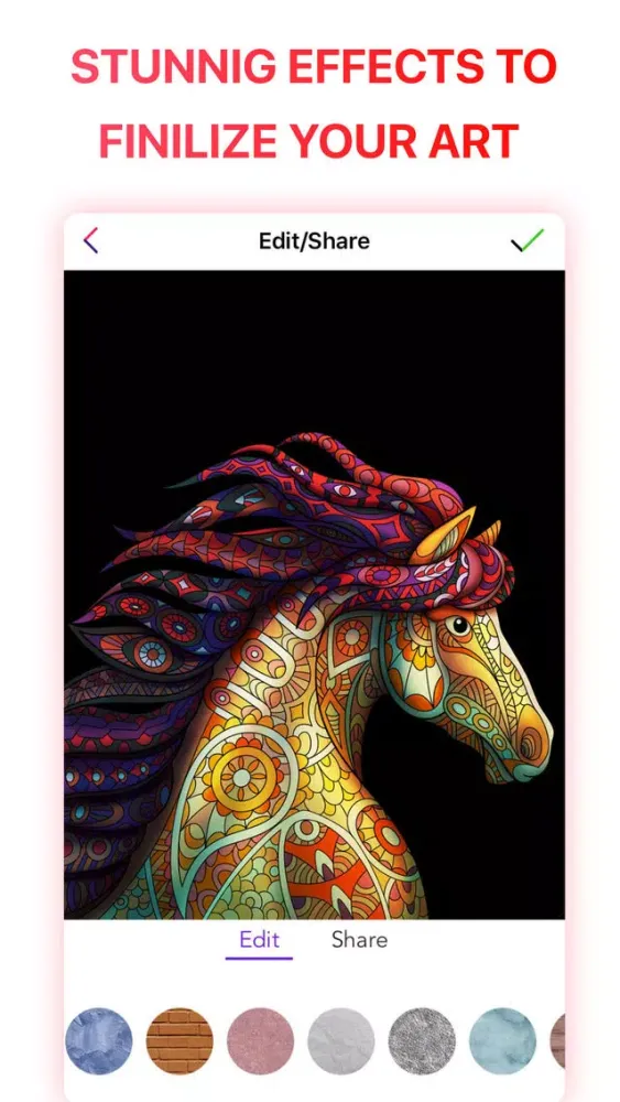 coloR Coloring Book for Adults Screenshots