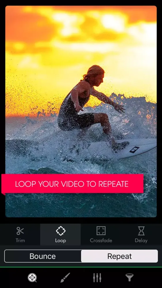 Ảnh chụp màn hình của Looper Video Photo Animator