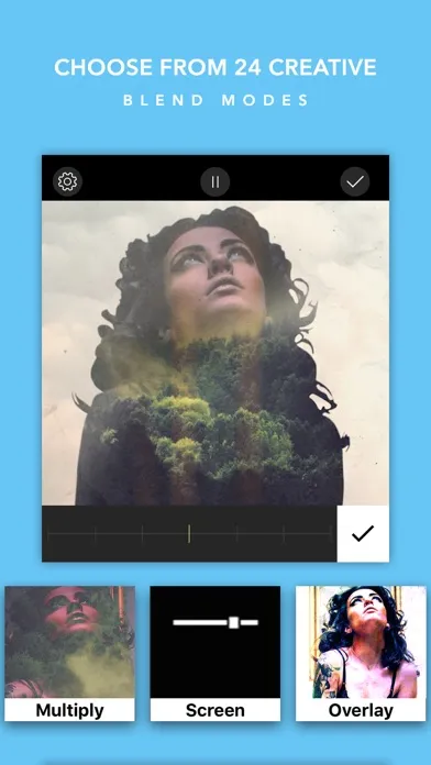 Video BlendEr -Free Double ExpoSure EditOr SuperImpose Live EffectS and OverLap MovieS Screenshots
