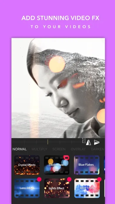 Video BlendEr -Free Double ExpoSure EditOr SuperImpose Live EffectS and OverLap MovieS Screenshots
