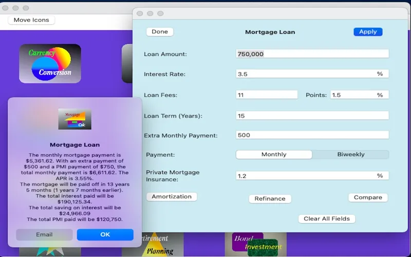 888 Financial Calc Pro سکرین شاٹس