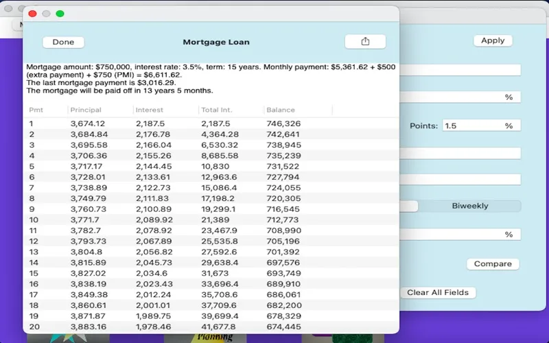 888 Financial Calc Pro سکرین شاٹس