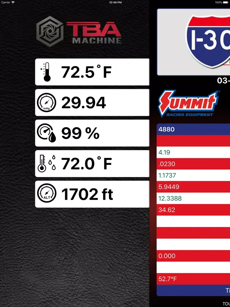I-30 Dragway iPad 应用截图