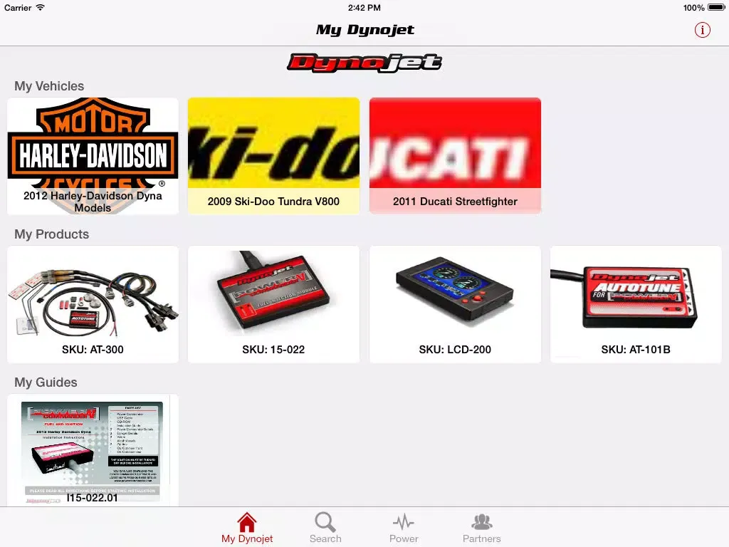 My Dynojet – Motorcycle / UTV / Snowmobile / Dirt Bike Fuel Injection Modules, Power Commander, Power Vision, Jet Kits, Autotune, Quickshifter, Performance Chassis Dynamometers, Truth in Power iPad  Screenshots