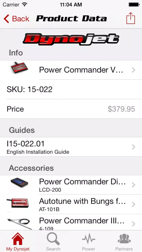 My Dynojet – Motorcycle / UTV / Snowmobile / Dirt Bike Fuel Injection Modules, Power Commander, Power Vision, Jet Kits, Autotune, Quickshifter, Performance Chassis Dynamometers, Truth in Power Screenshots