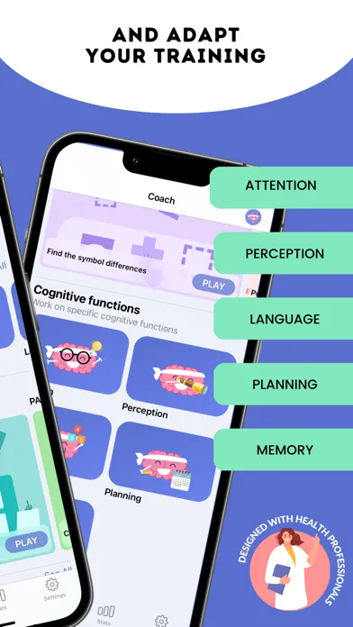 Ảnh chụp màn hình của CLINT, your brain coach