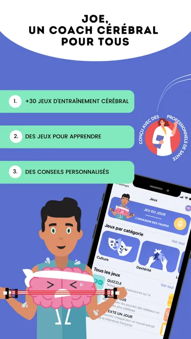 JOE, votre coach cérébral スクリーンショット