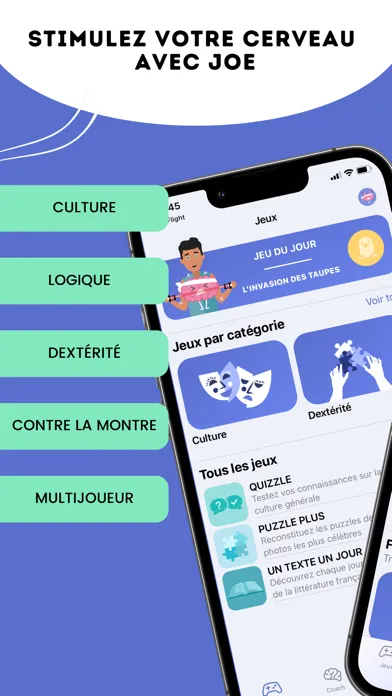 JOE, votre coach cérébral スクリーンショット