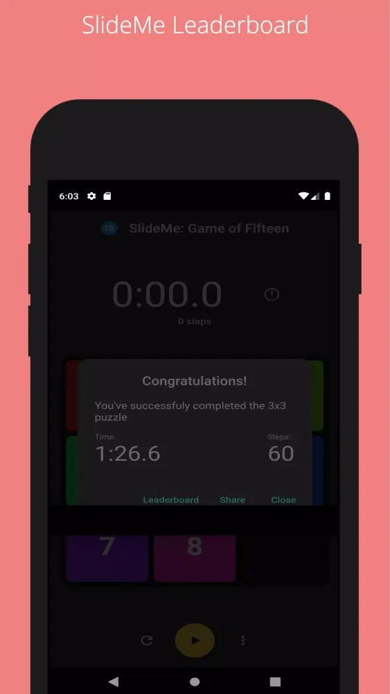SlideMe Game of Fifteen Ekran Görüntüleri
