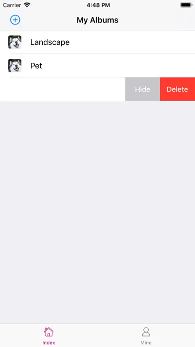 Origin Album - encrypted album Screenshots