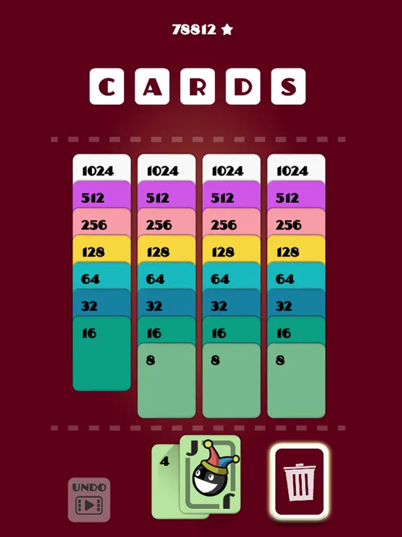 Merge Solitaire - 2048 Puzzle iPad 應用截圖