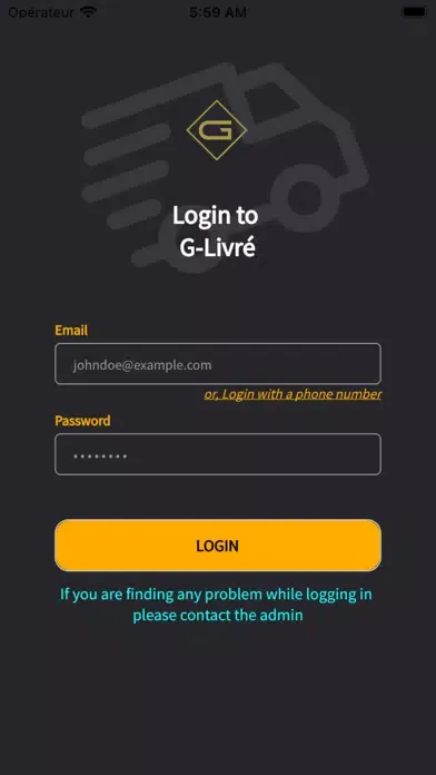 G-Livrer Screenshots