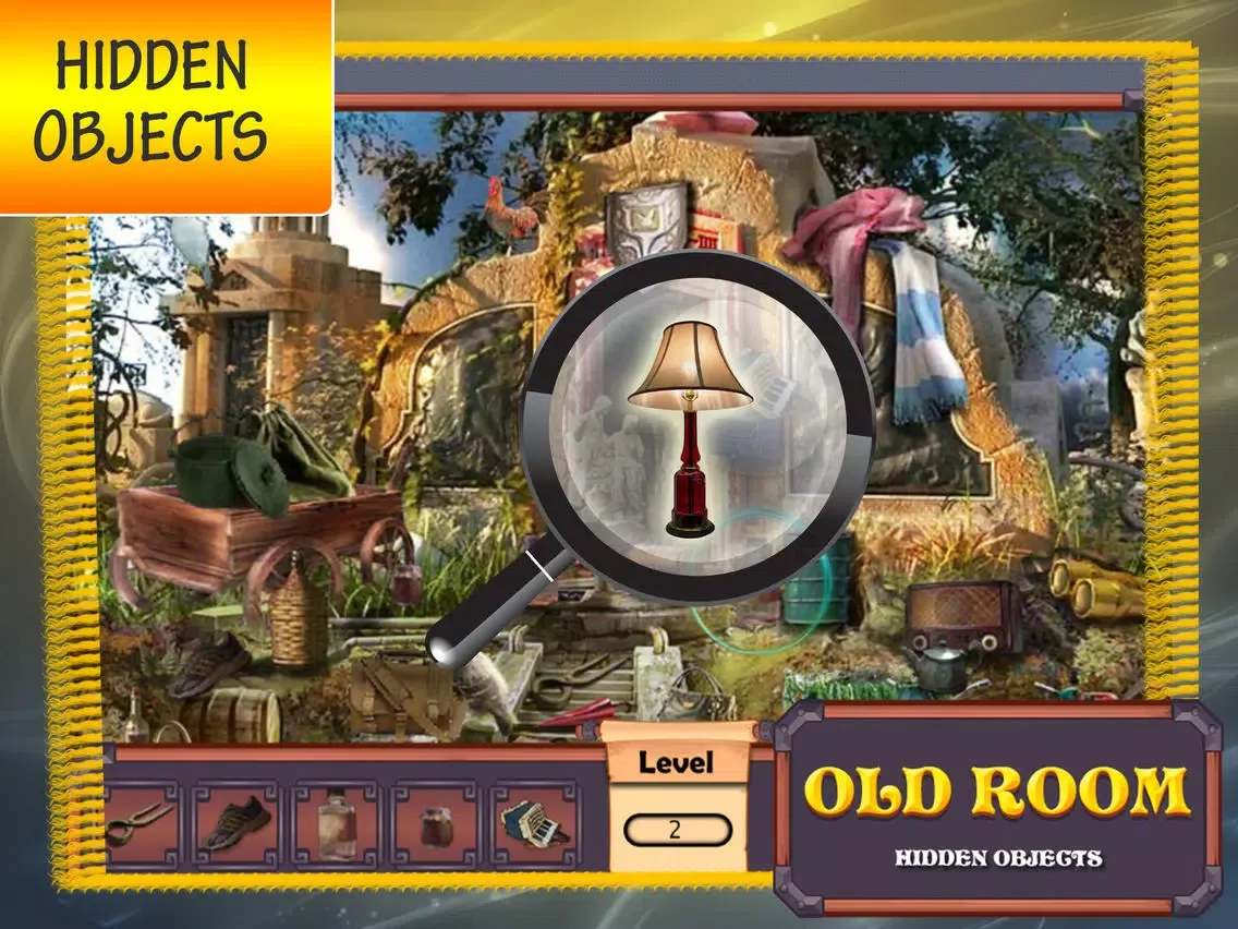 Free Hidden Objects Game : Old Room iPad  سکرین شاٹس