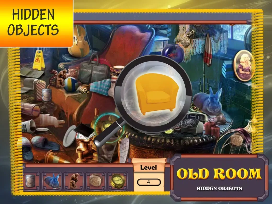 Free Hidden Objects Game : Old Room iPad  سکرین شاٹس
