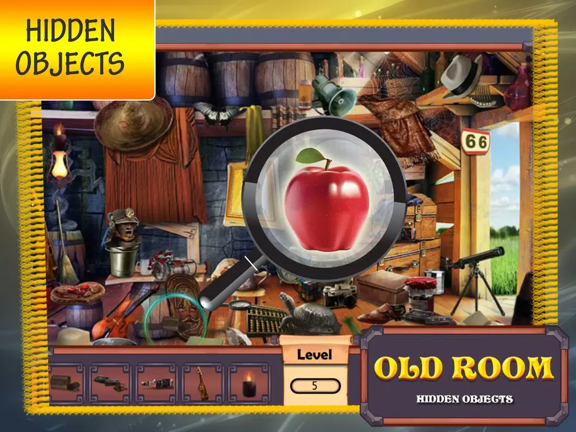 Free Hidden Objects Game : Old Room iPad  سکرین شاٹس