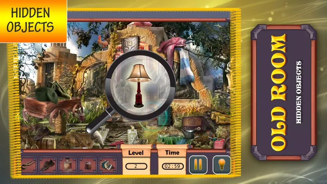 Free Hidden Objects Game : Old Room سکرین شاٹس