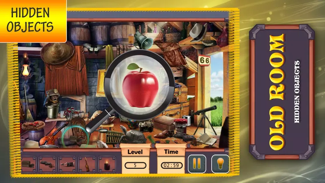 Free Hidden Objects Game : Old Room سکرین شاٹس