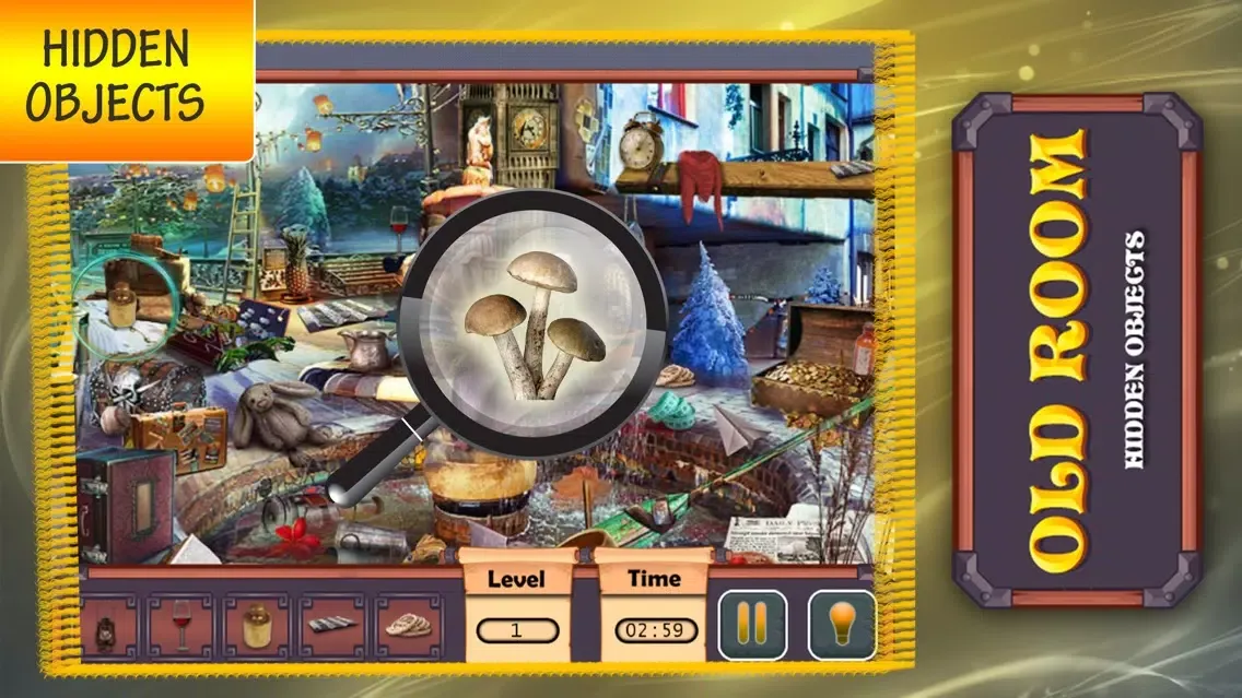 Free Hidden Objects Game : Old Room سکرین شاٹس