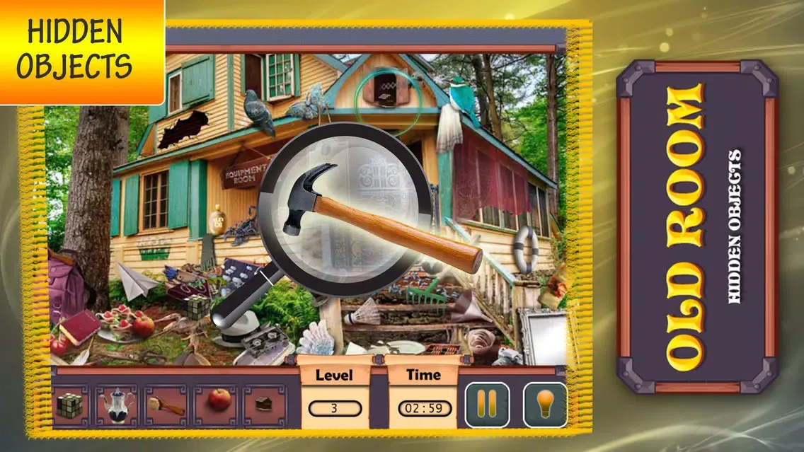 Free Hidden Objects Game : Old Room سکرین شاٹس