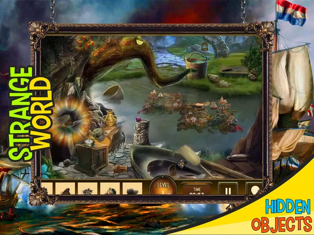 تصاویر Hidden Objects Puzzle Strange World iPad 