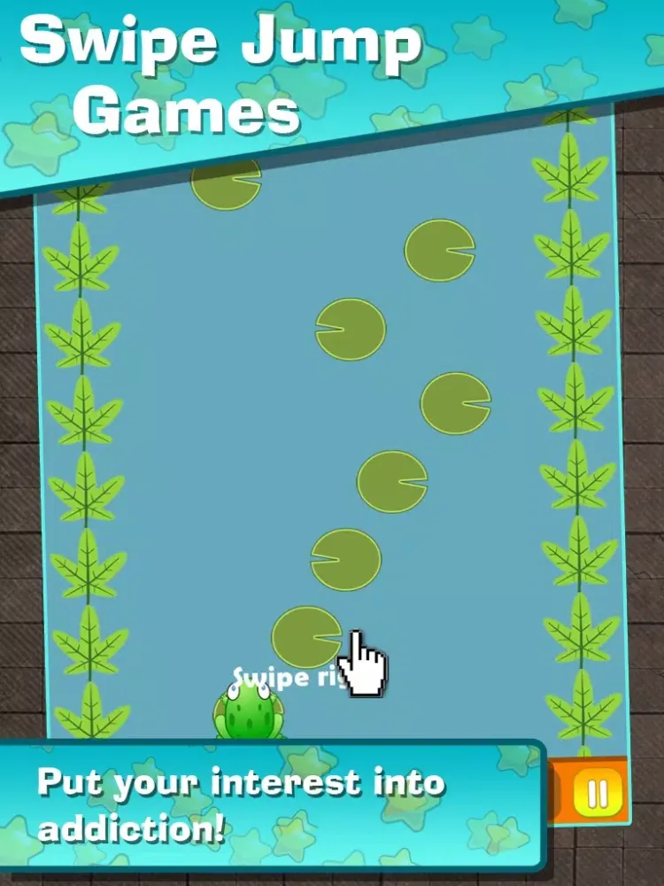 Zrzuty ekranu Swipe Jump : Jump the frog using swipe iPad 