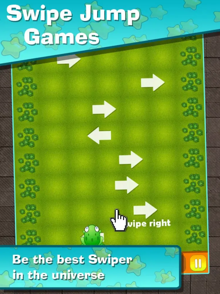 Zrzuty ekranu Swipe Jump : Jump the frog using swipe iPad 