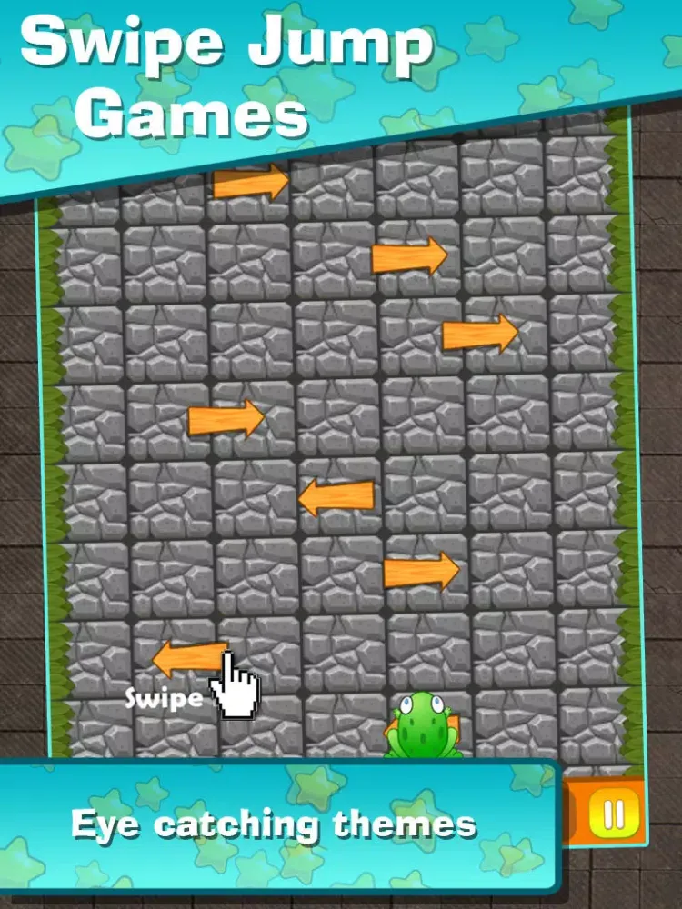 Zrzuty ekranu Swipe Jump : Jump the frog using swipe iPad 