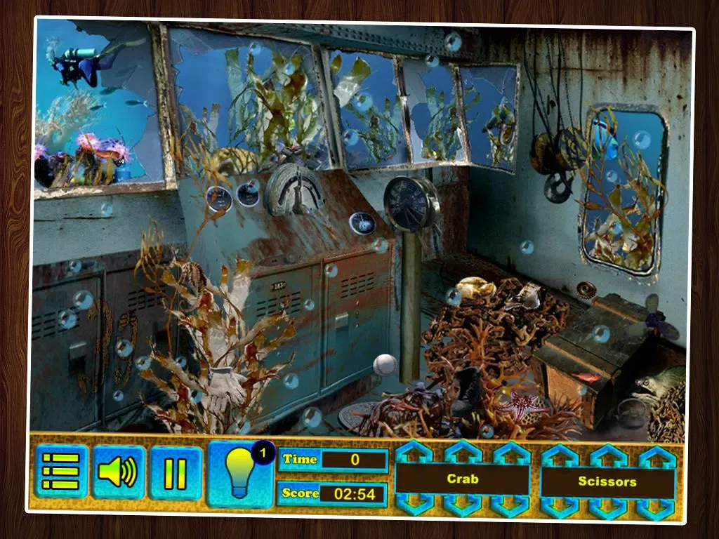 Hidden Object,Hidden Objects,Under Water Mystery,Case solved,Kids Game,Puzzle,Aquarium With Game iPad  Ekran Görüntüleri