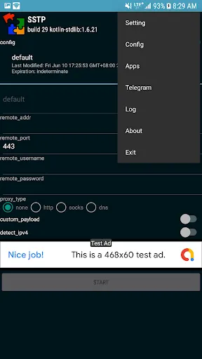 SSTP Max Screenshots