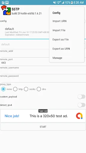 SSTP Max Screenshots