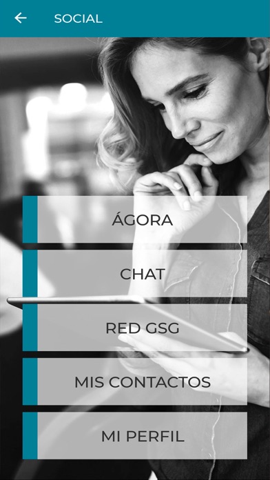 Capturas de tela do GSG Business Hub