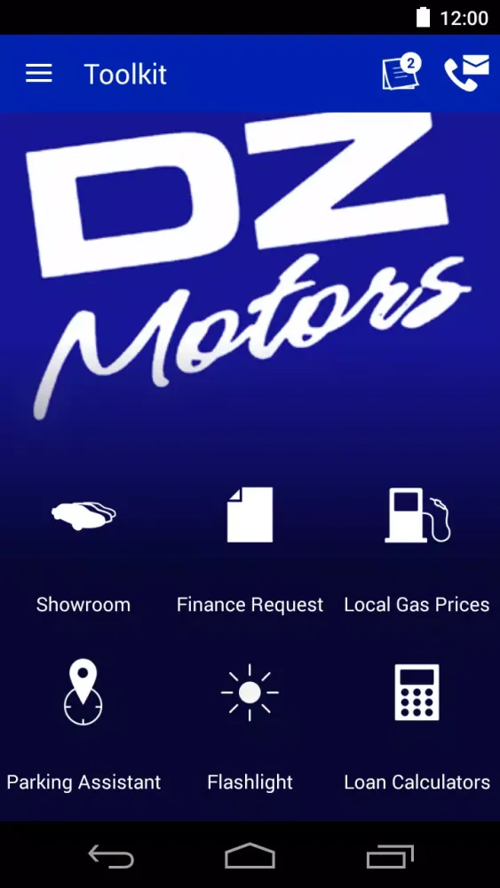 ภาพหน้าจอของ DZ Motors