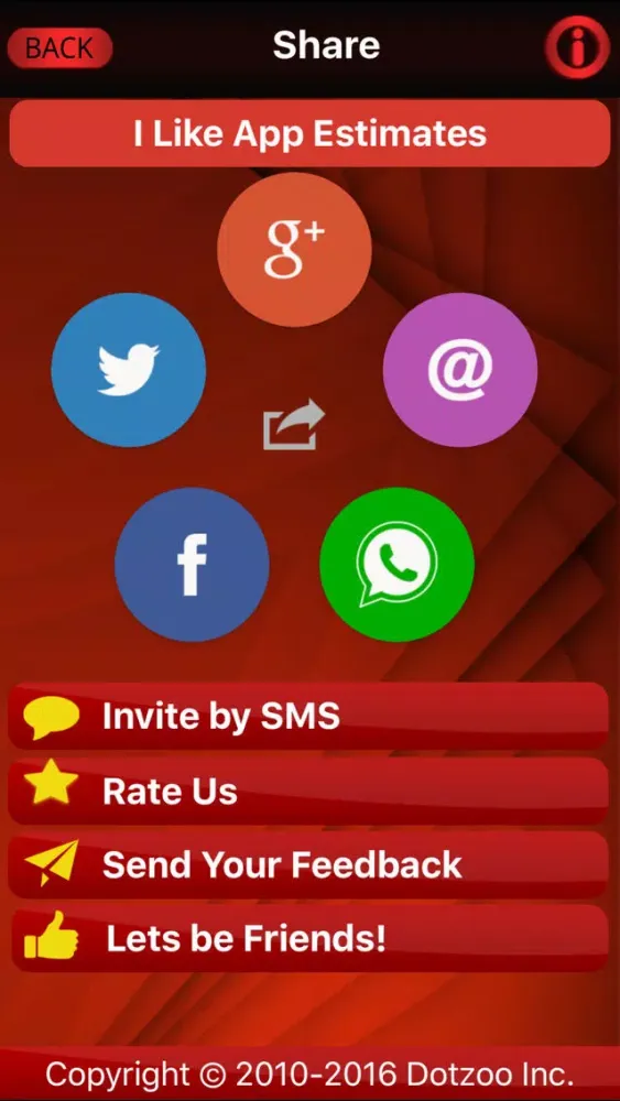 ภาพหน้าจอของ App Estimates