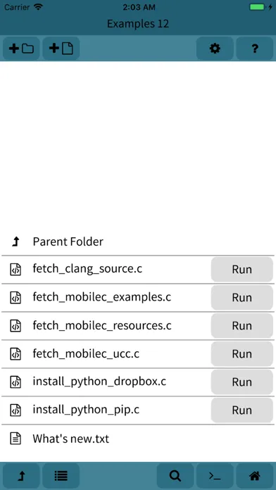 Mobile C { C/C++ Compiler } স্ক্রিনশট