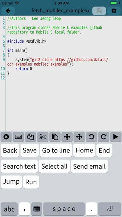 Mobile C { C/C++ Compiler } স্ক্রিনশট