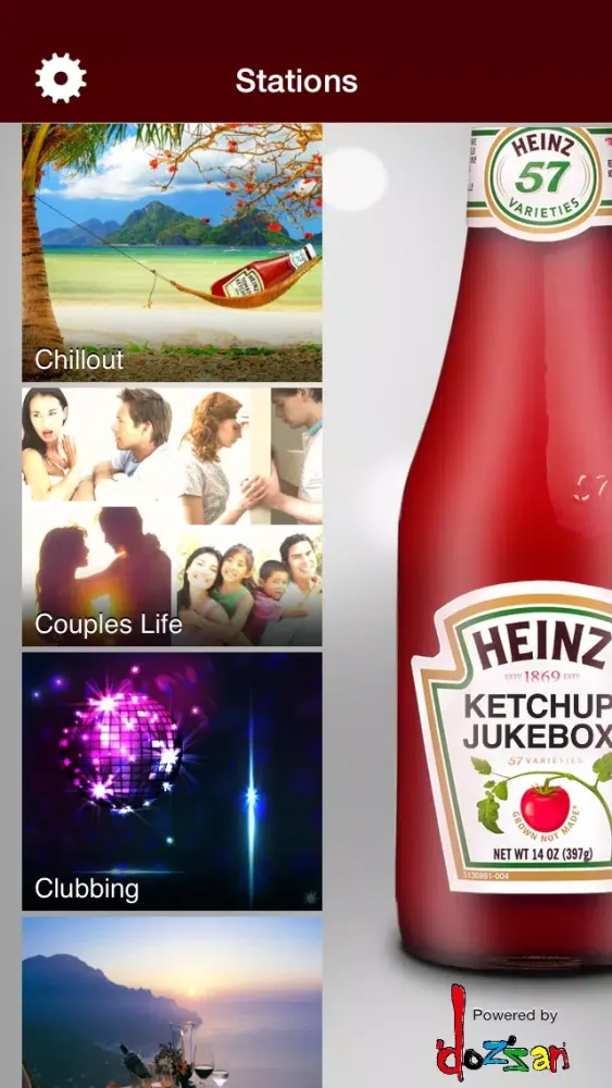 Capturas de tela do Heinz Radio