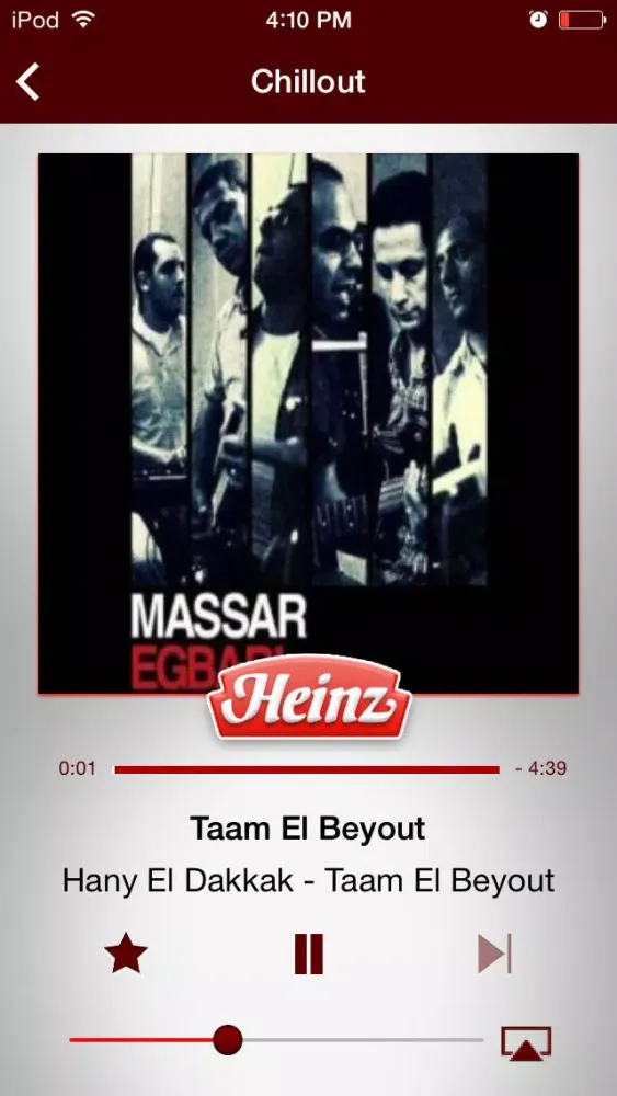 Capturas de tela do Heinz Radio
