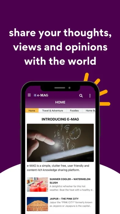 e-MAG App Ekran Görüntüleri