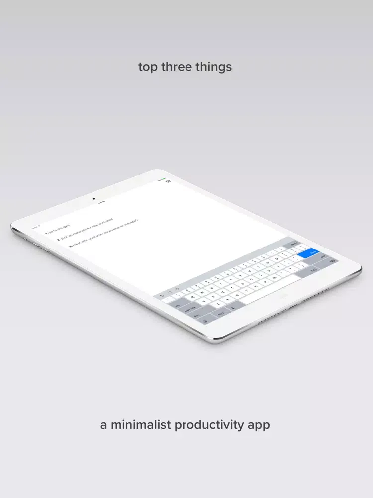 Скриншоты iii - Top Three Things iPad 