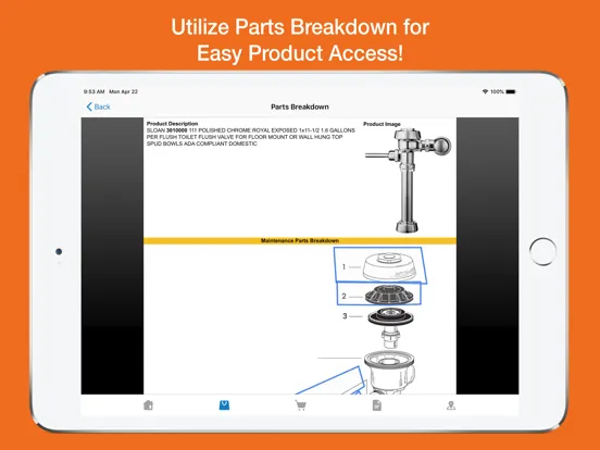 HJC Parts Express iPad  Screenshots