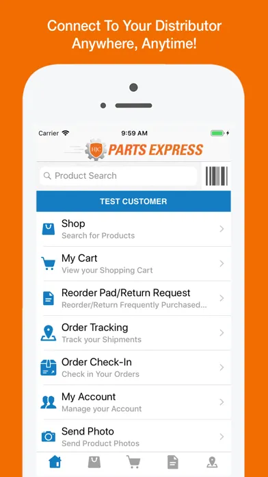 HJC Parts Express Screenshots