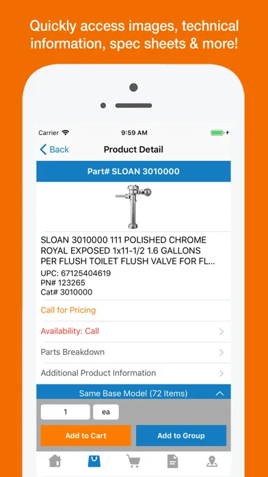 HJC Parts Express Screenshots