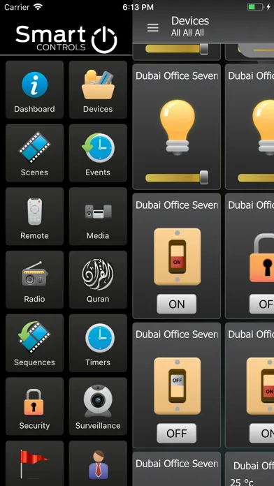 Tangkapan skrin Smart IoT CONTROLS
