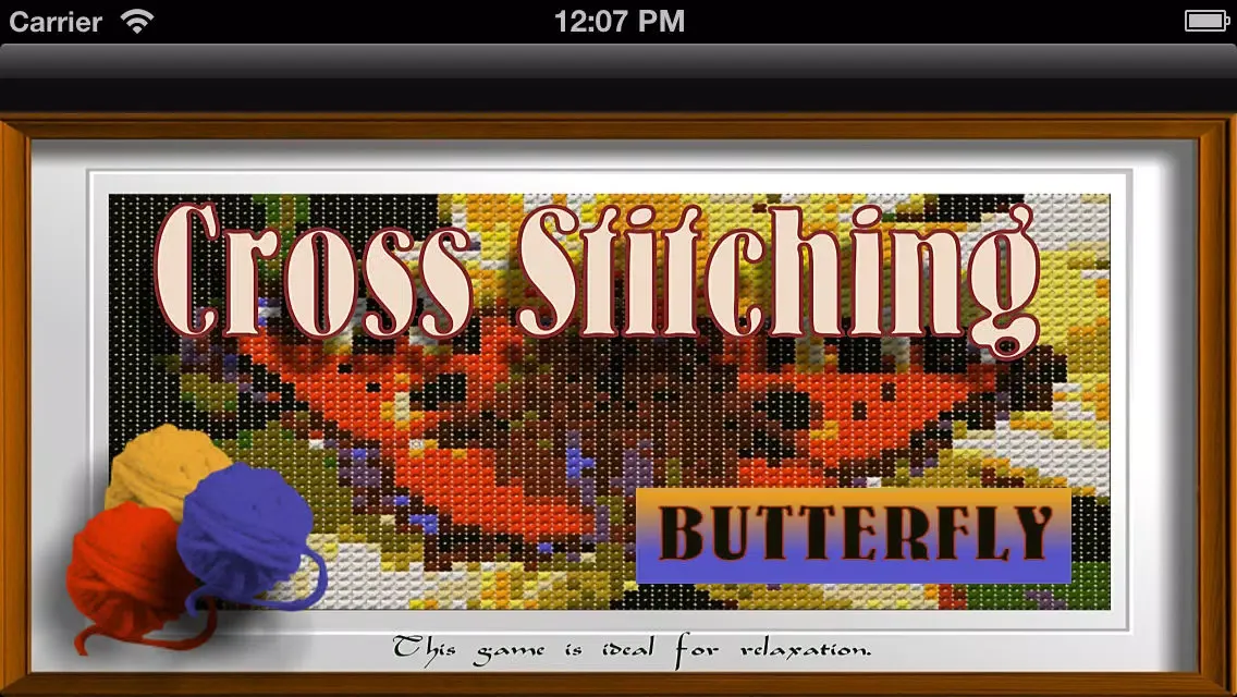 Cross Stitching Butterfly স্ক্রিনশট
